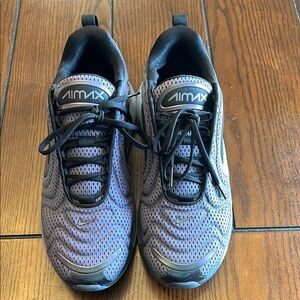 Air Max 720 Purple and Black Sneakers